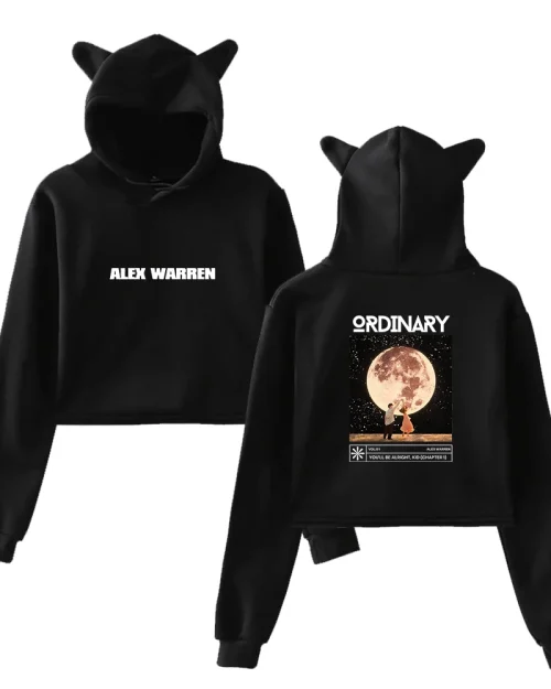 Alex Warren Ordinary Cropped Hoodie #3